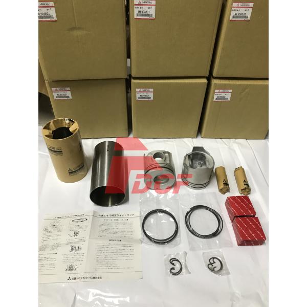6D34 Diesel Engine Piston Liner Kit ME993531 For Mitsubishi Excavator Parts
