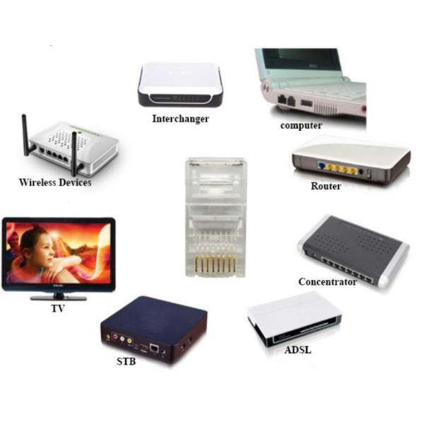 6P4C Inline Coupler RJ11 Telephone Keystone Jack Single ROSH CE Certification