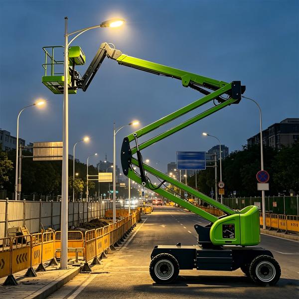 Diesel Towable Articulated Electric Boom Lift Platform Spider Aerial OEM