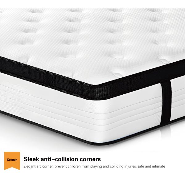 Upgrade to JOURM Topper Knitted Fabric and Memory Foam for a Luxurious Sleep Experience
