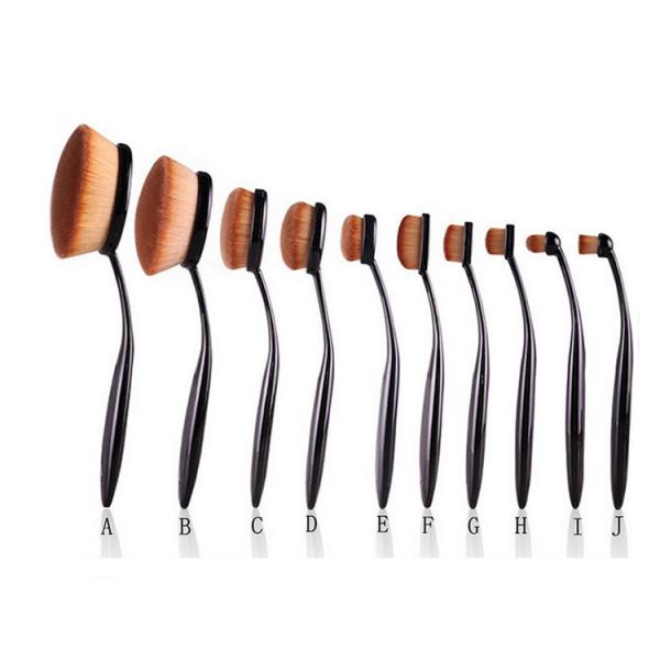 набор щетки макияжа волос зубной щетки 10пкс синтетический