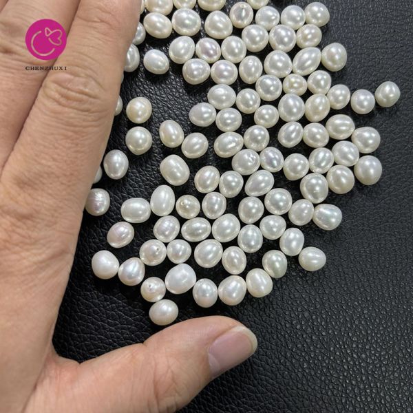 High Luster Loose Baroque Pearls White Freshwater Pearl Natural Real Beads From China