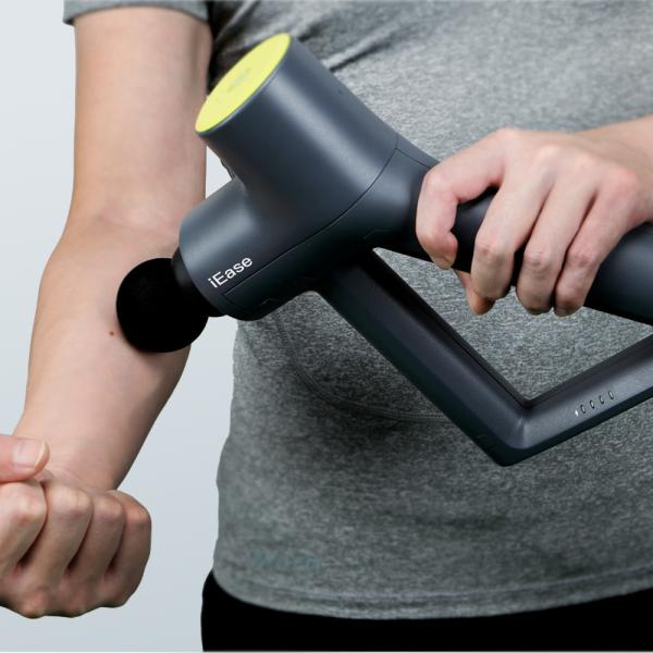 Lightweight Body Massage Device Electric Deep Percussion 4 Interchangeable Massage Heads