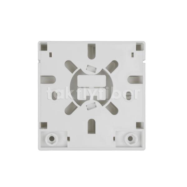 86 Type FTTH Faceplate Box SC APC SC UPC 2 Port Fiber Optic Wall Outlet