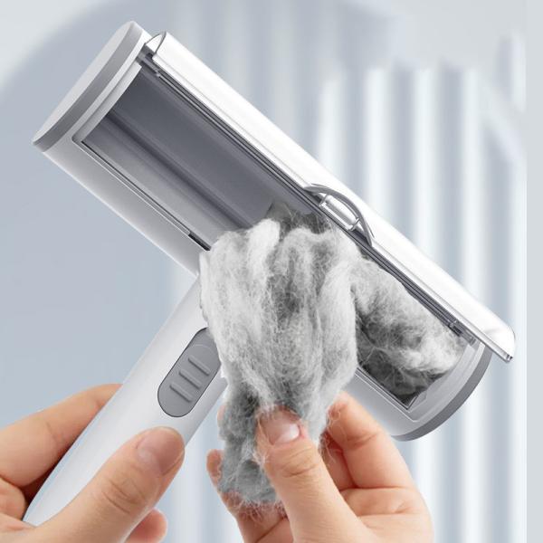 Pet Hair Remover Roller Dog Cat Hair Brushes HandleSustainable Reusable Lint Roller Couch