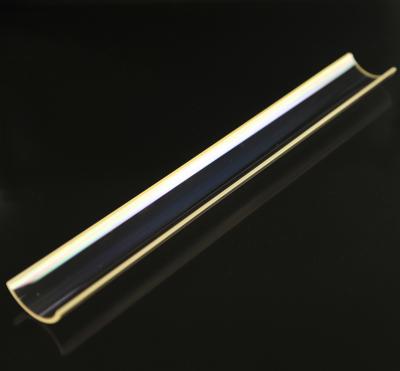 Forma arcos a placa de vidro fundida de quartzo do projeto do OEM para a lâmpada uv