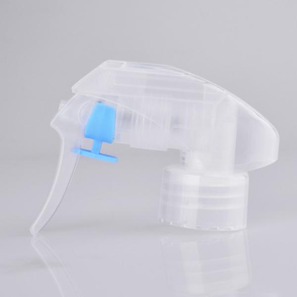 Transparent 24MM Chemical Resistant 	Plastic Trigger Sprayer For Plastic Bottle