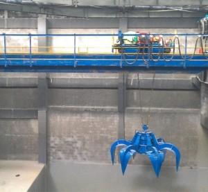 8t 10t 12.5t Grab Overhead Crane Waste Crane A8 Working Duty