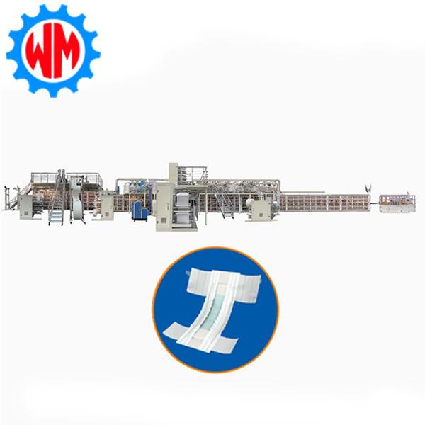 PLC Control Baby Pull Diaper Production Line Professional  380V 50HZ