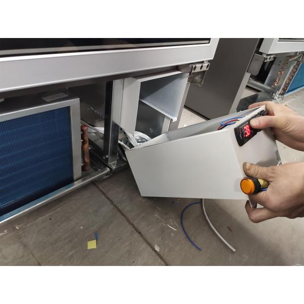 Достигаемость в чистосердечном холодильнике Адвокатуры дисплея с стеклянной дверью, сдержанным компрессором Эмбрако