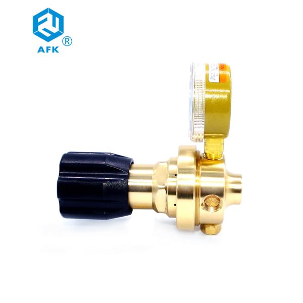 Adjustable Brass Pressure Relief Valve , R57L Brass Gas Regulator 1.0 KG