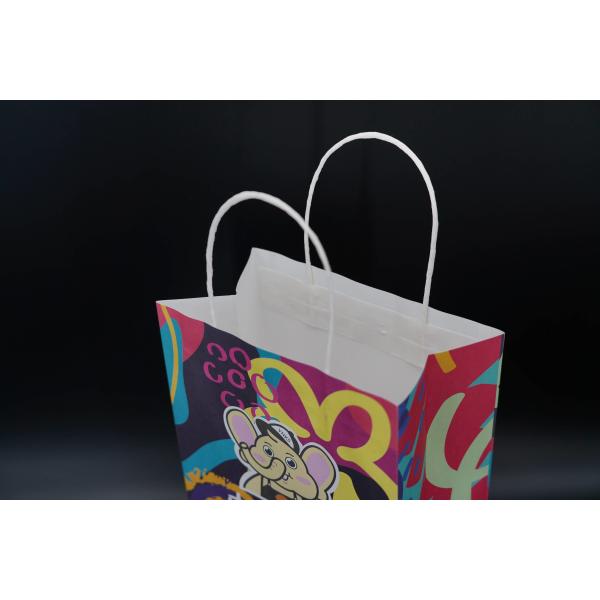 Cafes Restaurant Take Out Paper Bags Biodegradable Personalised Paper Bags