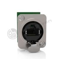 Catégorie 5e Rj45 Ethernet Connecteur de châssis D Panneau de forme industriel