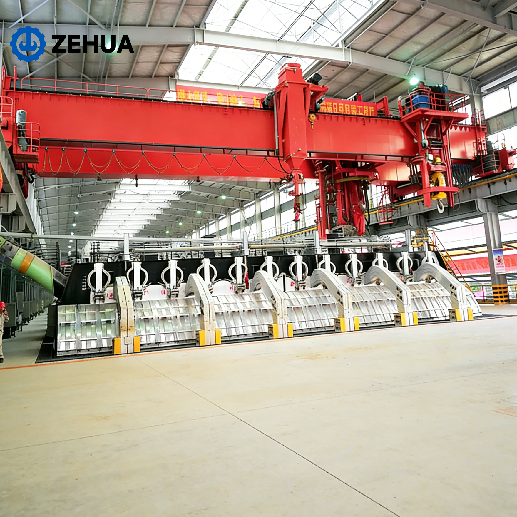 High Efficiency Electrolytic Copper Overhead Crane Customized for Copper Smelting & Electrorefining
