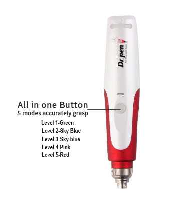 Rechargeable Dr. pen N2 W 5 Speed Auto Microneedle System for Stretch Mark Removal