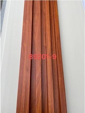 Heat Insulation WPC Wall Panel Easy Installation with Clips and Screws 3D vinyl fluted decorative wall panelling