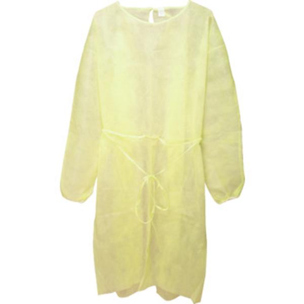 120*140cm SMS Disposable Isolation Gown Blue/Yellow Color Disposable Medical Items