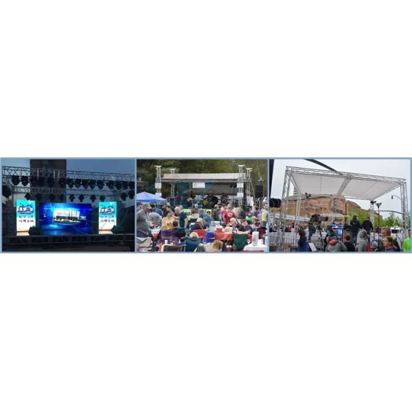 15-18 градусов твердости Серебряный алюминиевый DJ Truss System для компаний по производству событий