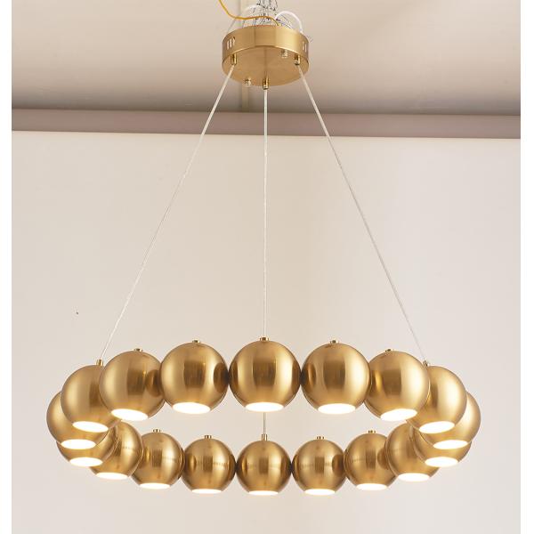 Round sphere led chandelier for living room bedroom table dining room hanging lamp(WH-MI-319)