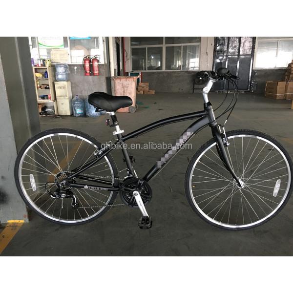 Customize Aluminum Frame 21S Women's Urban Bike Fitness Bikes Hybrid Bicycle for Adult