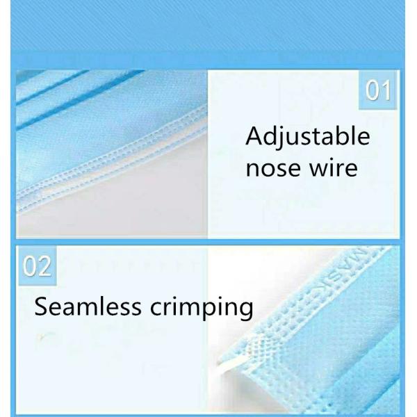 One Off Disposable Surgical Masks For Common Protective Purpose Instead Of Medical