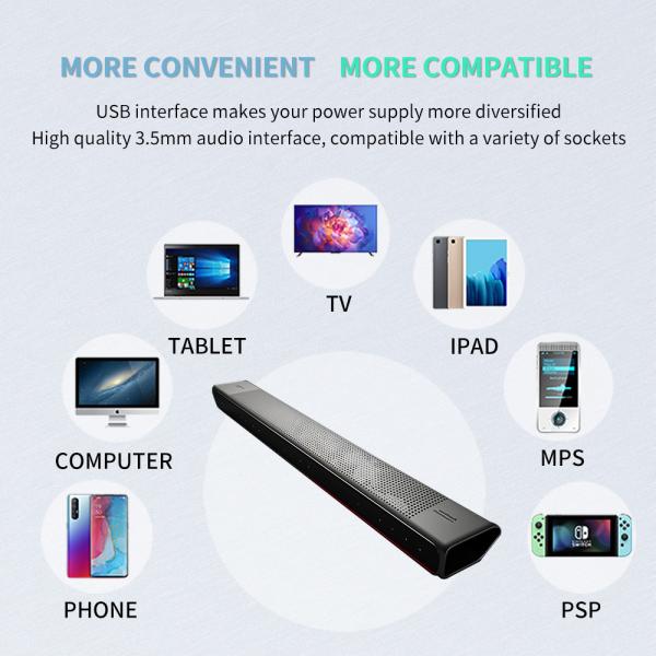 Frequency 87.5-108 FM Radio 85 Inch TV Sound Bar Private Label Available