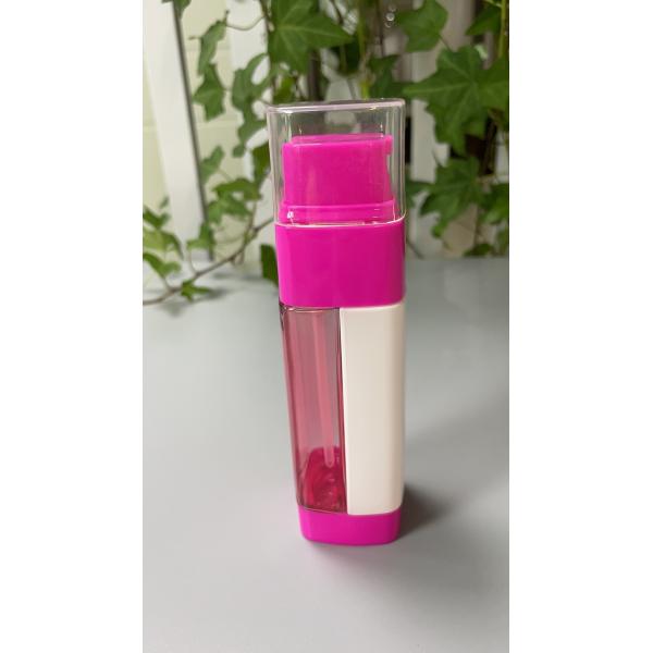 JL-LB309 PET 50ml 80ml Airless Lotion Bottle Dual Chamber With Single Head