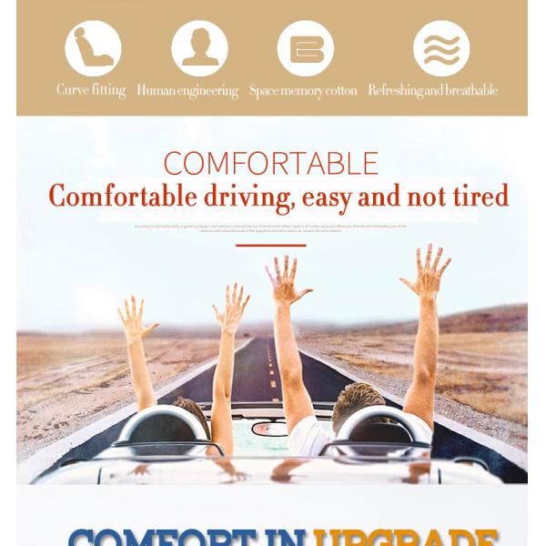 Comfortable Office Chair Memory Foam Lumbar Back Support Cushion for Lower Back Pain