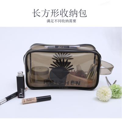 PVC Waterproof Cosmetic Pouch , Environmentally Friendly Makeup Bag Organizer