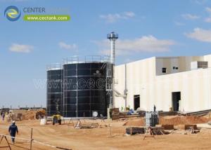 700,000 Gallons Leachate Storage Tanks with Aluminum Alloy Trough Deck Roofs