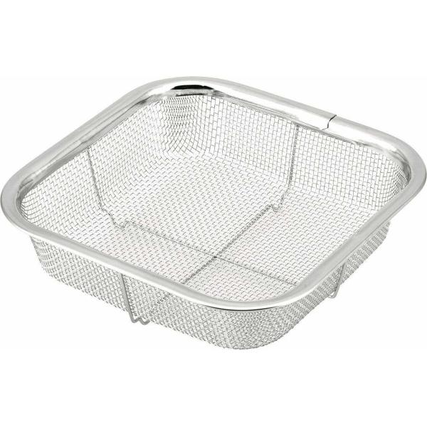 304 Stainless Steel Strainer Basket , Square Mesh Strainer Colander