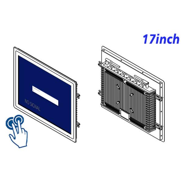 17-Inch Durable Touch Display for Industrial Automation and Logistics Operations