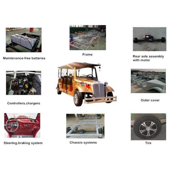 Bienvenue вводит 8 автомобилей в моду мест электрических винтажных с сертификатом CE для использования гостиницы