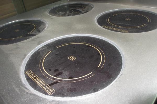 Custom Freestanding Multi Burner Induction Stove , 3500W 6 Burner Range Cooker