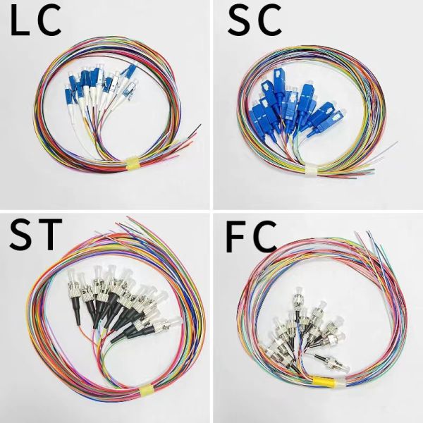 FTTH SC/LC/ST/FC Singlemode/Multi-mode 12-core Bundled Fiber Pigtail