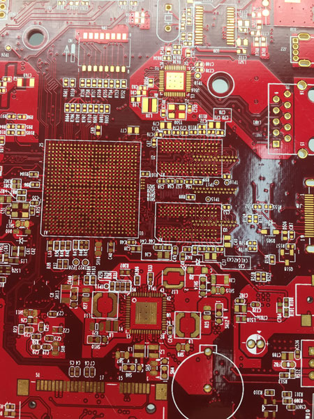 FR4 материальное зеленый цвет поверхности HASL/ENIG 2OZ 3layer 2U»/голубое управление BGA импеданса глухих отверстий Pcb soldermask HDI
