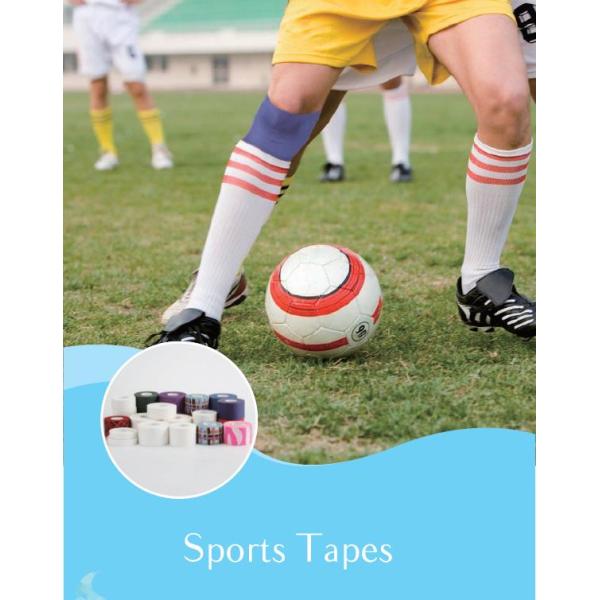 Athletic Adhesive Tape Sport Prorous Rigid Sports Tapes for Leg Guard & Hand Guard