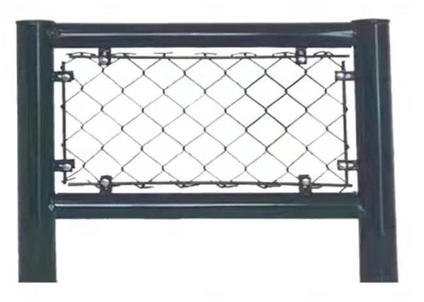 3.3m Height Stainless Steel Chain Link Fence Sport Fild Safety Pvc