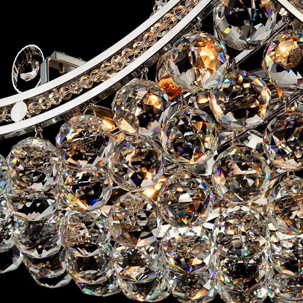 Gold Chorm Dining room Kitchen Glass Ball Chandelier Pendant Lights Fixtures (WH-MI-76)