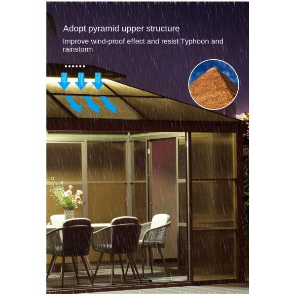 Double Ceiling Waterproof Gazebo Sun Room