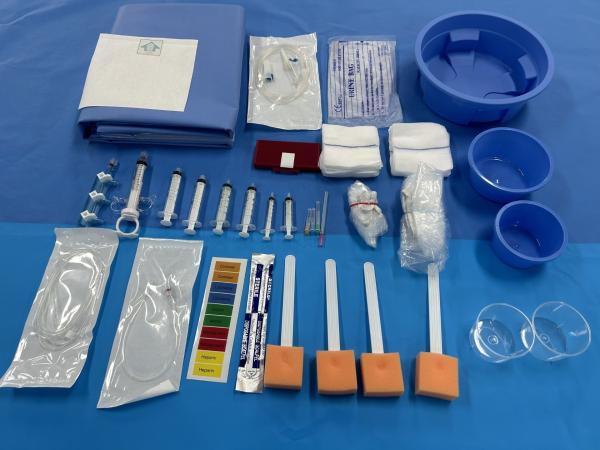 Disposable Femoral Radial Angiography Drape Pack For Hygienic Surgeries
