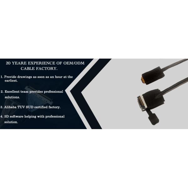 38awg Pmsg Micro Flex Коаксиальный кабель 12 Pin 20633-312t-01s к Honda L Uc-D20l