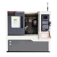 小さな傾斜式CNCターニングマシン 斜面床 CNC TCK40 金属のためのラート