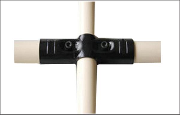 SPCC Steel Metal Pipe Connectors Nickel / Chrome Plated Lean Pipe Fittings