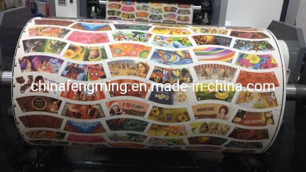Machine d'impression flexographique à quatre couleurs