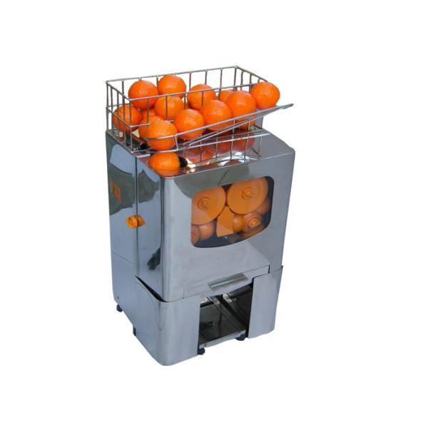 Свежая сжиманная оранжевая машина Juicer кормить и режа систему