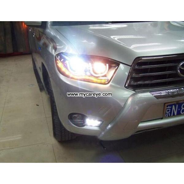 TOYOTA Highlander DRL LED Daytime Running Lights Car parts aftermarket