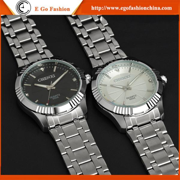050A Cool Men's Watch Gift Watch Stainless Steel Strap Fashion Watch Big Dial Luxury Watch