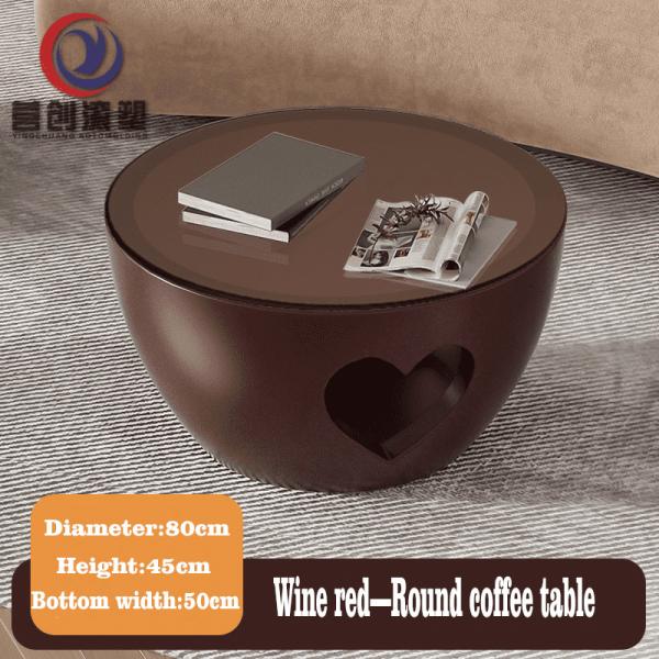 Roto Molded Multi Colored UV Resistant Coffe Table Indoor / Outdoor Furniture