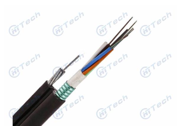 PE Sheath Armored 24 Core GYTC8S Fiber Optic Cable